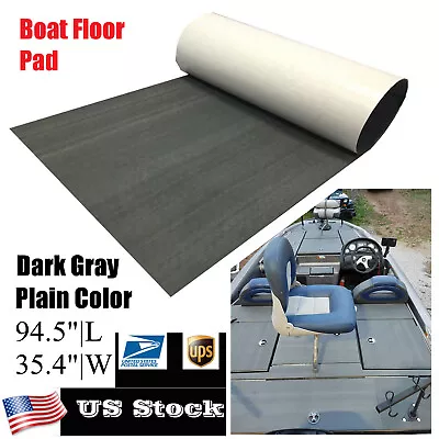 Dark Gray EVA Foam Boat Decking Sheet Marine Flooring Carpet | Adhesive Backing • $53.99