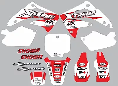 Graphic Kit For 2003-2012 Honda CR85 CR 85 Decals Red White Xtreme • $46