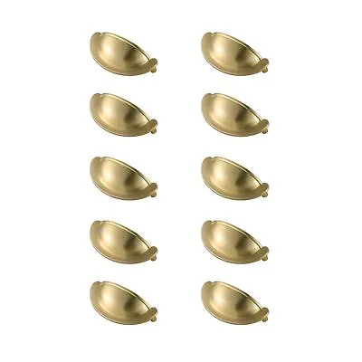 $29.98 • Buy Claude 2-3/4  Center To Center Brushed Gold Cup Bar Pull Multipack (set Of 10)