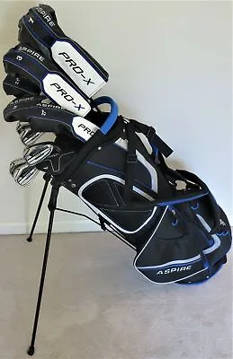 NEW Tall Mens Golf Club Set Driver 3 Wood 3 4 5 Hybrids Irons SW Putter Stiff • $629.99