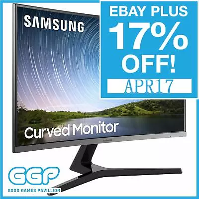 Samsung 27  Monitor Curved LC27R500FHEXXY FHD OFFICE GAMING HDMI VGA VA LED • $199