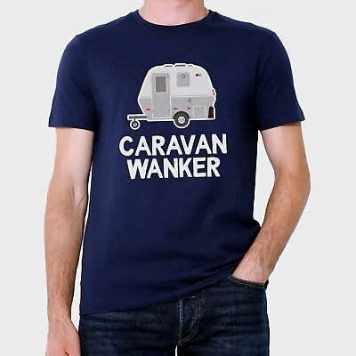 CARAVAN Wanker Unisex Mens Womens T Shirt Tee Perfect Gift Idea FOR HIM HER • £14.95
