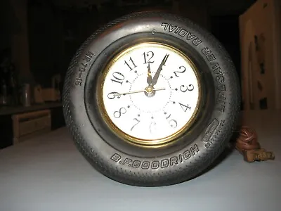 B. F. Goodrich Vintage Silvertown Lifesaver Radial Tire Advertising Clock 6 Dia. • $59.99