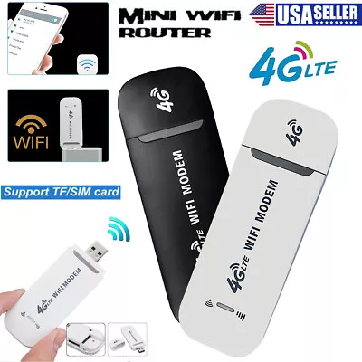 4G LTE Wireless USB WiFi Router Modem Dongle Unlocked Network Hotspot SIM Card Q • $13.85