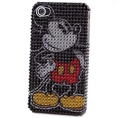 LOT Of 2 NEW Authentic Disney Parks Jeweled MICKEY IPhone 4/4s D-Tech Case • $27.44