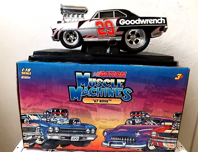 1:18 Muscle Machine KEVIN HARVICK #29 GM GOODWRENCH 1967 NOVA NEW In Box • $89.99