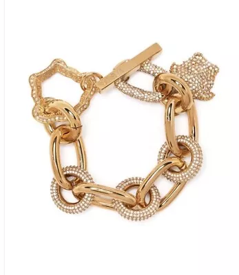 Versace Crystal La Medusa Bracelet Retail $1625 • $499.99