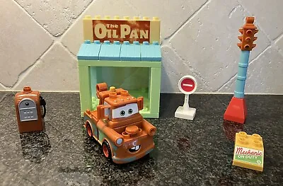 Disney Pixar CARS Mater's ~ Gas Corner ~by Mega Bloks 7768 No Box • $13