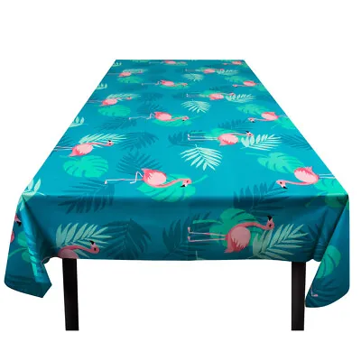 £2.95 • Buy Pretty Flamingo Hawaiian Luau Theme Plastic Party Tablecloth - 130 X 180 Cms New