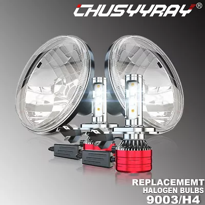 2PCS For Chevrolet Truck C10 C20 Nova Pickup 7  Round Led Hi/Lo Beam Headlights • $139.99