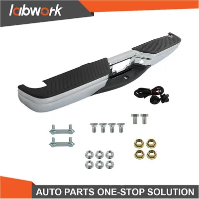 Labwork Rear Step Bumper For 1997-2004 Ford F-150 / 1997-1999 F-250 Rear Chrome • $245.11