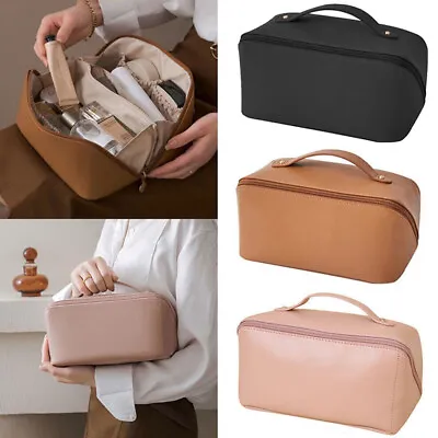 Large Capacity Toiletry Cosmetic Vanity Storage Pouch Travel Make-Up Cases & Bag • £2.99