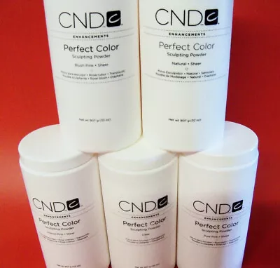 CND PERFECT ACRYLIC PINK CLEAR NAIL POWDERS 10g To 240g  • £4.49