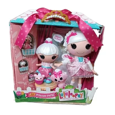 Lalaloopsy Sew Royal Princess Party Suzette & Mimi La Sweet Doll 7 Piece Set NEW • $19.83