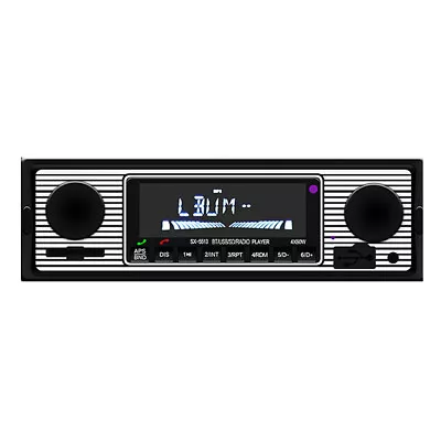 Bluetooth Radio Car MP3 Player Vintage Stereo Audio FM Receiver SD USB W/Remote • $38.79