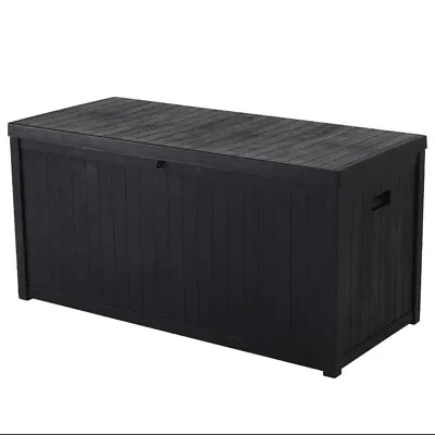 Outdoor Garden Coal Bunker Parcel Storage Box - Black Large 270L • £79.99