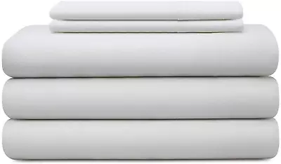 Cotton Bed Sheets 5 Piece Split Set 400 Thread Count 100% Extra Long Staple Luxu • $84.99