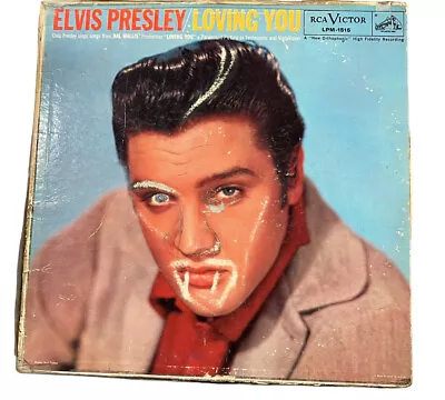 ELVIS PRESLEY - LOVING YOU - RCA VICTOR LPM 1515 - LP Vinyl Record • $5.99