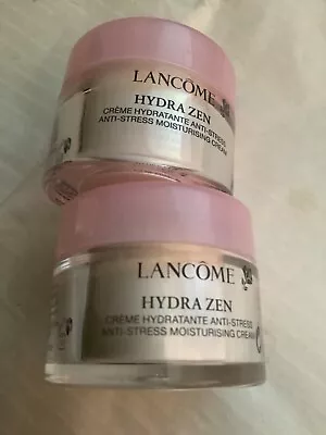 £23 • Buy Lancome Hydra Zen Anti Stress Moisturizing Cream New 15ml Travel Holiday Size X2