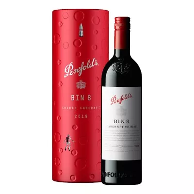 Penfolds Bin 8 Shiraz Cabernet Space Gift Tin 2019 750mL • $88.88