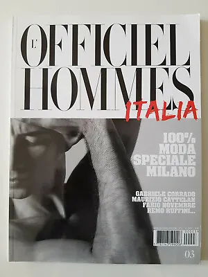 L'officiel Hommes Italia - 100% Moda Speciale Milano - Gabriele Corrado • $36.99