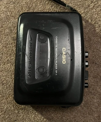 £3.99 • Buy CASIO TP- 1 Microcassette Recorder. One Touch Recording, Built-in Mike & Speaker