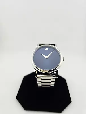 Movado Classic Museum Men’s Blue Dial Swiss Watch - 2100015 • $224.99