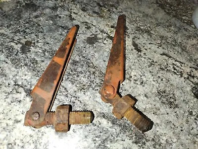 VINTAGE  ALLIS CHALMERS B TRACTOR HAND BRAKE LATCHS LOCKS SET 2 AC Parts • $36