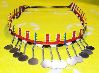 African Maasai Choker Necklace Masai Massai Ethnic Tribal Boho Gypsy Jeec10 • $17.97