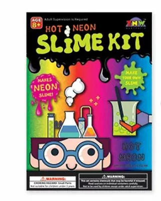 $18.99 • Buy Coloured Slime Making Kit Hot Neon Assorted Colours Stretch Gooey Science