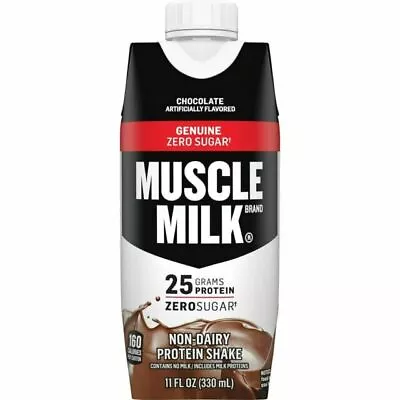 Muscle Milk Non-Dairy 11 Oz Genuine Protein Shake - Pro Chocolate Pack Of 18 • $46.99
