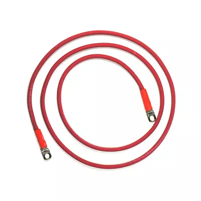 48  Red Flexible Copper Welding Cables For RV Car Motorcycle • $16.03