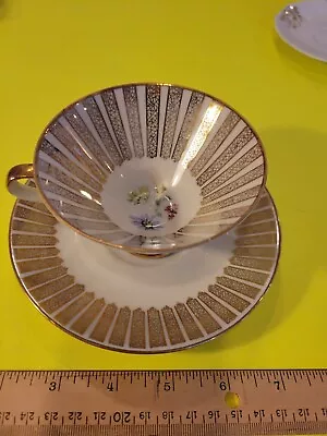 $14.95 • Buy Vintage Bavaria Elfenbein Porzellan Tea Cup & Saucer Set 