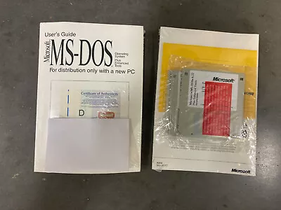 Microsoft MS-DOS 6.22 FULL Version Not Upgrade Brand New Sealed W/ COA • $50