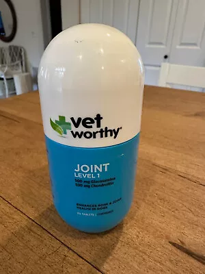 Vet Worthy Joint Support 60 Tabs For Dogs Glucosamine MSM And Hyaluronic Acid • $10.99