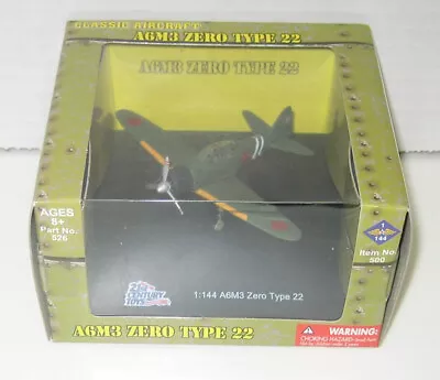 21st Century Toys 1/144 WWII Japanese Fighter IJN A6M3 Zero Type 22 White Stripe • $14.85