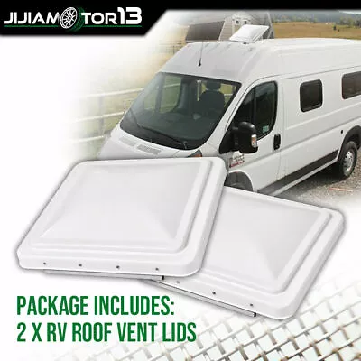 2X Roof Vent Lid Cover 14 X14  Replace Fit For Camper RV Trailer Ventline New • $20.45