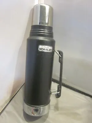 Vintage Stanley Aladdin Black Vacuum Bottle Thermos A-944DH Quart • $28