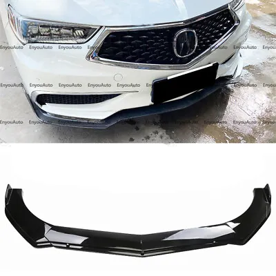 For Acura Integra Universal Front Bumper Lip Spoiler Splitter Glossy Black • $57