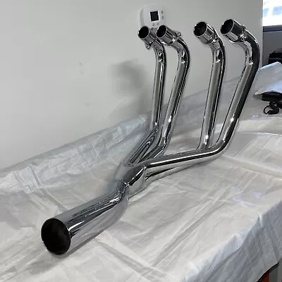 $1200 • Buy NEW KERKER 4-1 Chrome Megaphone Exhaust System 69-78 Honda CB750K 128-30748