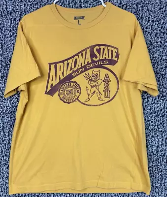 Vintage Arizona State Sun Devils Go Devils T-Shirt Size Large • $18.90