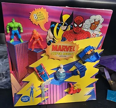 RARE McDonald’s Happy Meal In-Store Display: Marvel Super Heroes 1996 - COMPLETE • $99.99