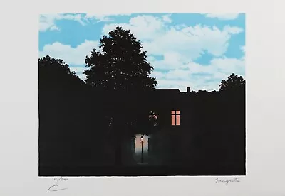 Rene Magritte - The Empire Of Light (lithograph Plate-signed & Numbered) • $990