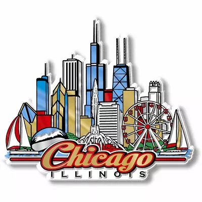 Chicago City Magnet By Classic Magnets • $8.99