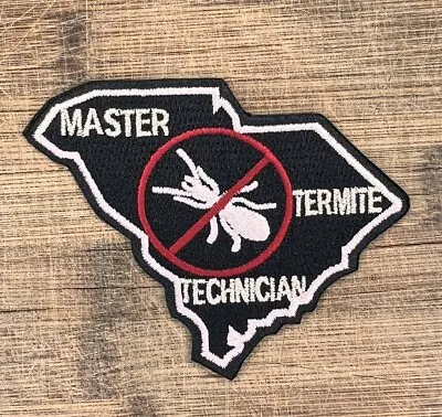 South Carolina Master Termite Technician Patch 3 X 4 Inches • $2.99