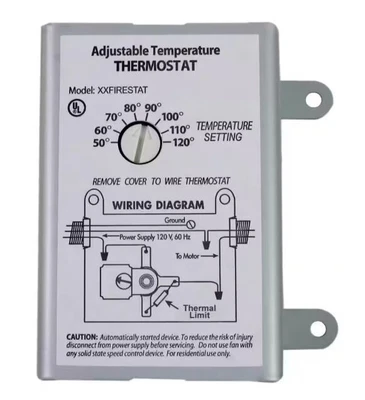 $24.99 • Buy NEW Ventamatic XXFIRESTAT Adjustable Fan Thermostat For Attic Fan Ventilators