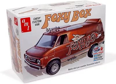 AMT 1:25 1975 Chevy Van  Foxy Box  Plastic Model Kit 1265 • $24.99