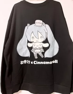 Vocaloid Hatsune Miku & Cinnamoroll Sanrio Sweatshirts Men’s 3L-4L Japan Limited • $49.99