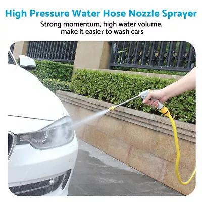 ​High Pressure Water Hose Nozzle Long Spray Nozzle Garden Hose Garden Car Wash • $15.19