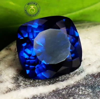 AAA Natural Flawless Ceylon Blue Spinel Loose Cushion Cut Gemstone 15.10 Ct • $80.91